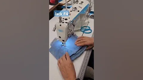 Jack F4 Industrial Lockstitch Sewing Machine Sewing Jean/denim up to 12 layers with ease