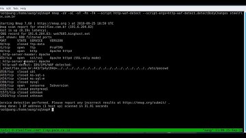 nmap advance : detect waf firewall (deep scan)