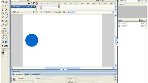Flash Tutorial The Timeline Adobe Training Lesson 1.6