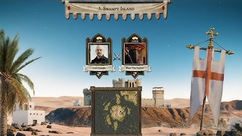 Stronghold crusader definitive edition Extreme trail mission # 5 Swampy Island 1 🆚 1