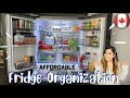 Affordable Ultimate FRIDGE ORGANIZATION Tips | Samsung Bespoke Fridge Restocking Organizing Ideas