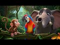 Cute Jungle Animals Video for Children