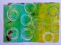 Using Stamps and Stencils with your Gelli® Printing Plate