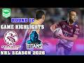 Manly Sea Eagles vs Gold Coast Titans | Full Game Highlights | Round 12, NRL 2026