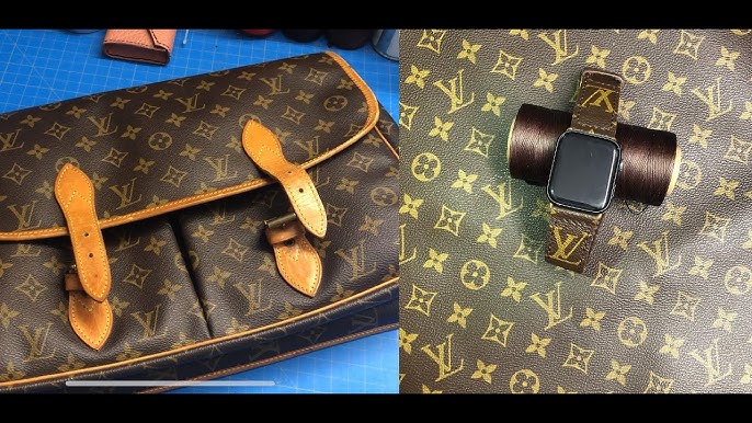 Easy DIY Louis Vuitton Apple Watch Band  Upcycled From Old LV Wallets 