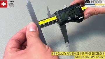 SwissMet Offset digital caliper IP67