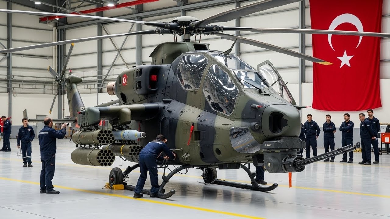 Наконец-то! Турция представила новый ударный вертолет T129 ATAK.