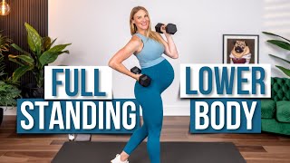 30-minute FULL STANDING Lower Body Strength Training for MUSCULAR DEFINITION