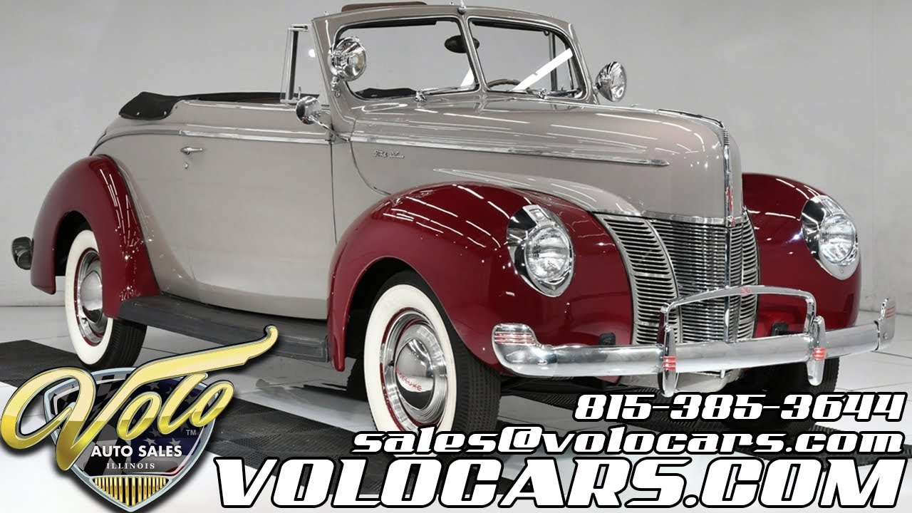 1940 Ford Deluxe for sale at Volo Auto Museum (V20712) - YouTube
