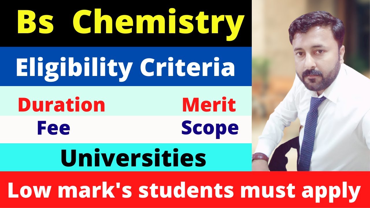 Bs Chemistry scope in PakistanChemistry k scope kitna haFee strcuture