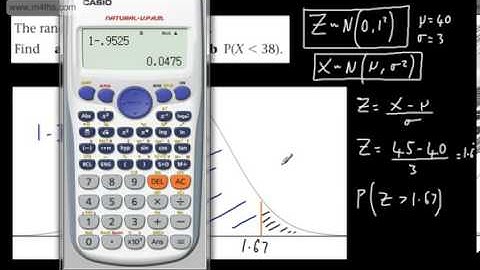Statistics 1 - (S1) - Standard Normal (10) - Rounding converted values