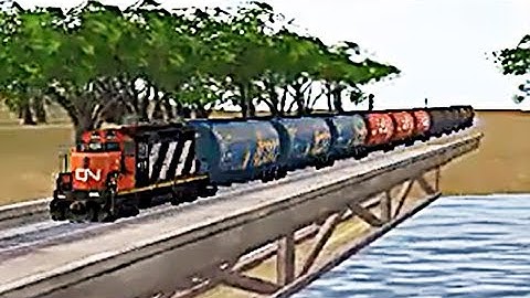Train Sim - India Using EMD GP9 - Simulasi Kereta Api
