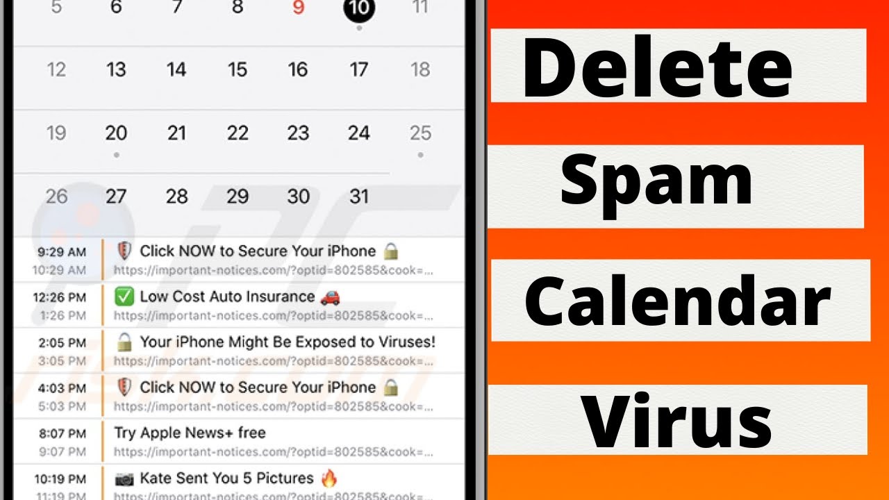 How To Remove Spam Calendar Events IPhone How To Remove Calendar Spam 