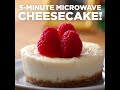5 Minute Microwave Cheesecake #Shorts
