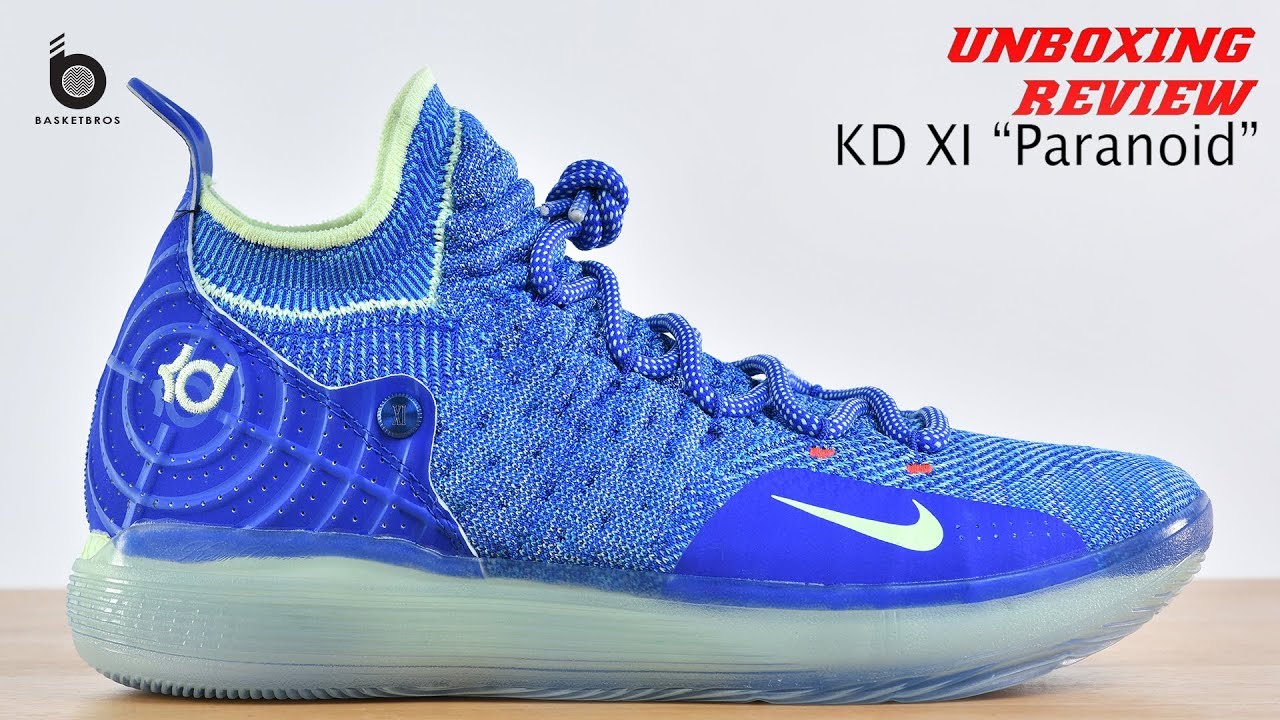 Adiccion baños al menos BasketBros - KD11 "Paranoid" Unboxing Review - YouTube