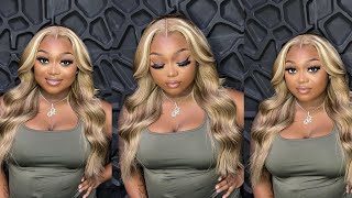 Birthday Wig Install 🎉 | NEW Highlight Wig ft. Megalook Hair