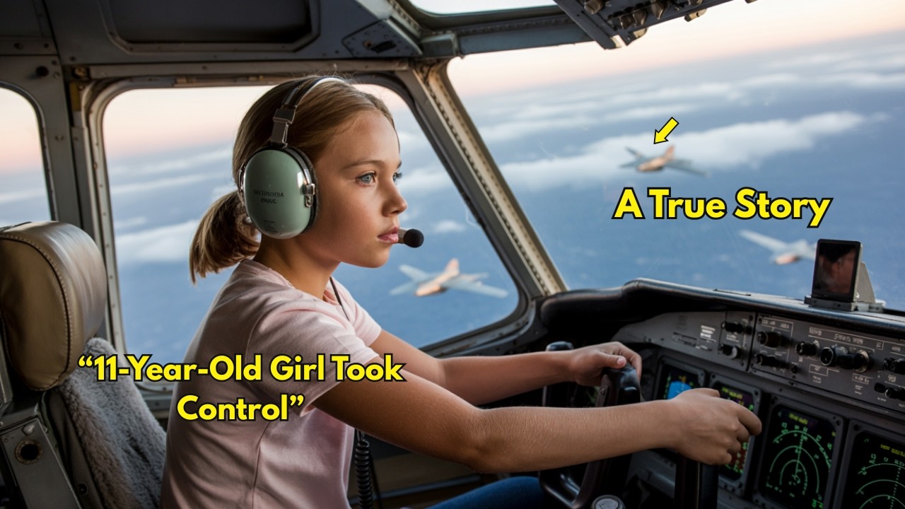 «Самолёт затих на высоте 30 000 футов — пока 11-летняя девочка не села за штурвал»