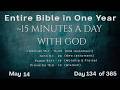 May 14 Entire Bible In One Year 15 Min Day Audio Bible Global 365 