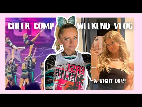 What we REALLY do at Cheer comps... Cheerleading Competition and Weekend VLOG || Ellie Louise