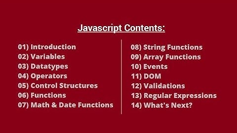 JavaScript Global And Misc Objects 3/7