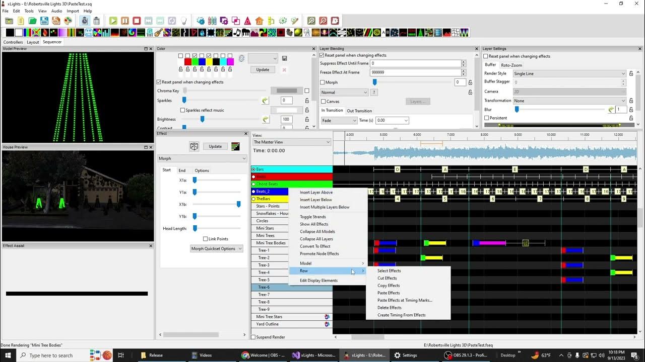 xLights Timing Event Paste Experiment YouTube