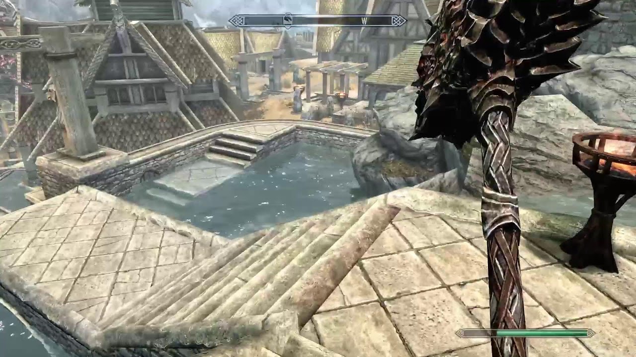 The most OP weapon in Skyrim is a hammer.