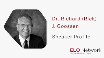 Dr. Richard (Rick) J. Goossen - Speaker Profile