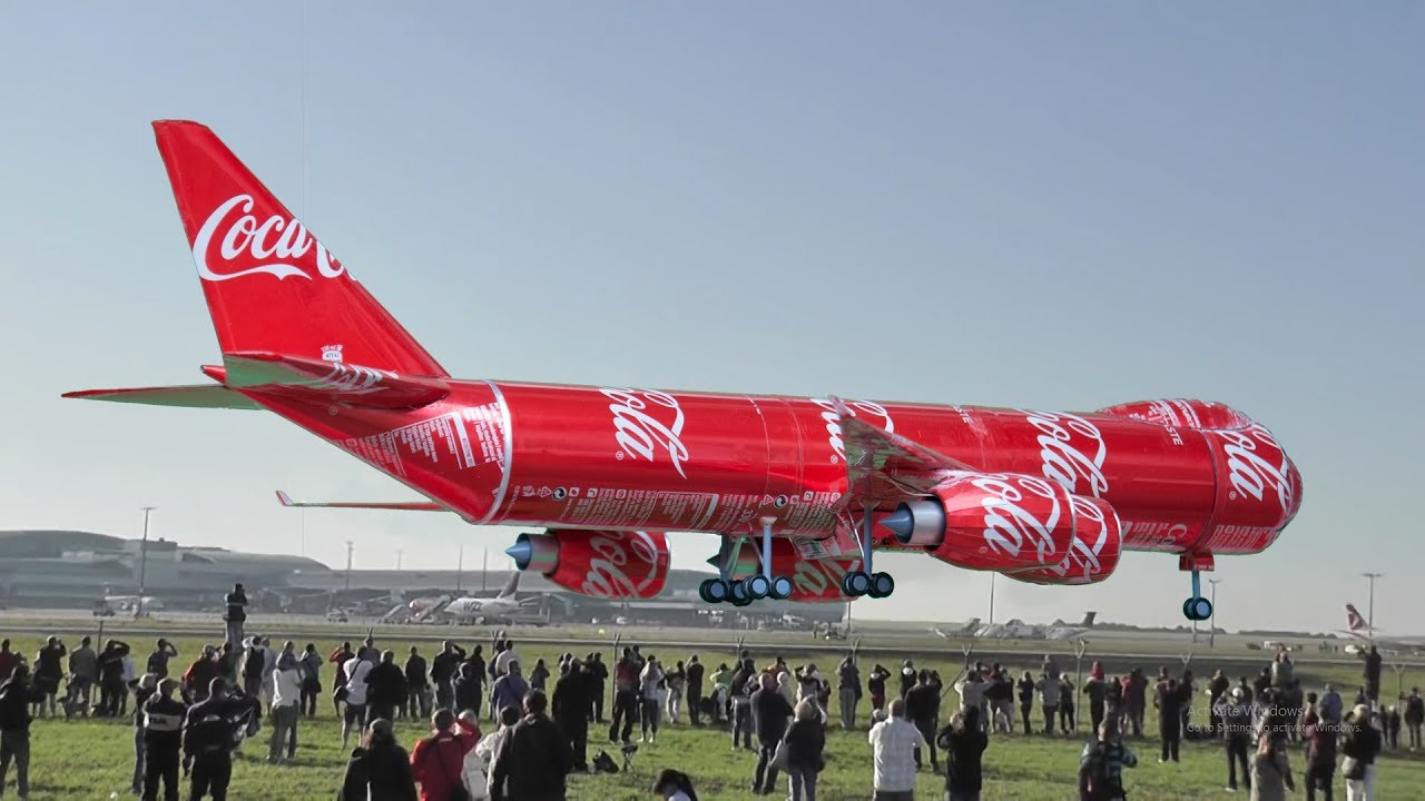 how to make an airplane from coca cola cans youtube