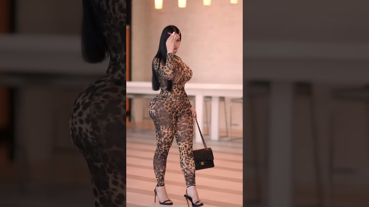 Модель на прогулке 