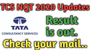 TCS NQT 2020 result out