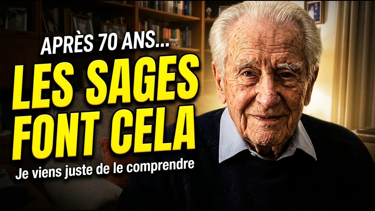 Après 70 ans, voici ce que les sages font différemment (je viens juste de le comprendre)