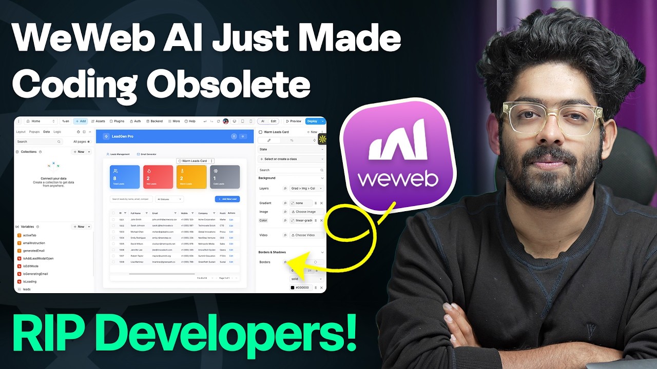 Build & Deploy Production Ready SaaS With WeWeb AI | No Coding