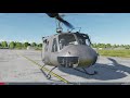 Горка с разворотом на 180 на вертолёте UH 1H Huey DCS World