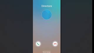 Llamada falsa a directora