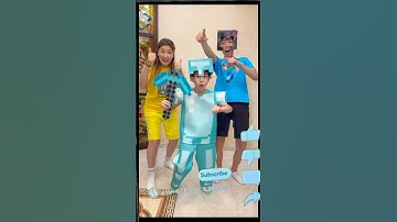 She made diamond armor from Minecraft 💎🦺😳 🥰😍 #minecraftmovie #diamondarmour