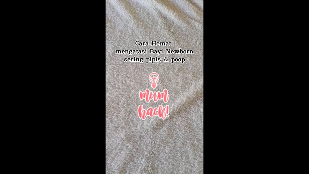 Cara Hemat Pampers/ Pospak Bayi Newborn Check