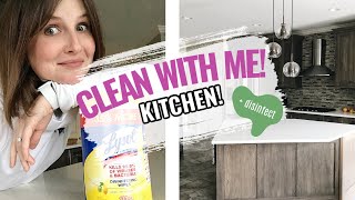 Clean + Disinfect with Me | Messy Kitchen