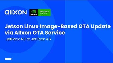 How to Update Jetson Linux Image Based OTA
