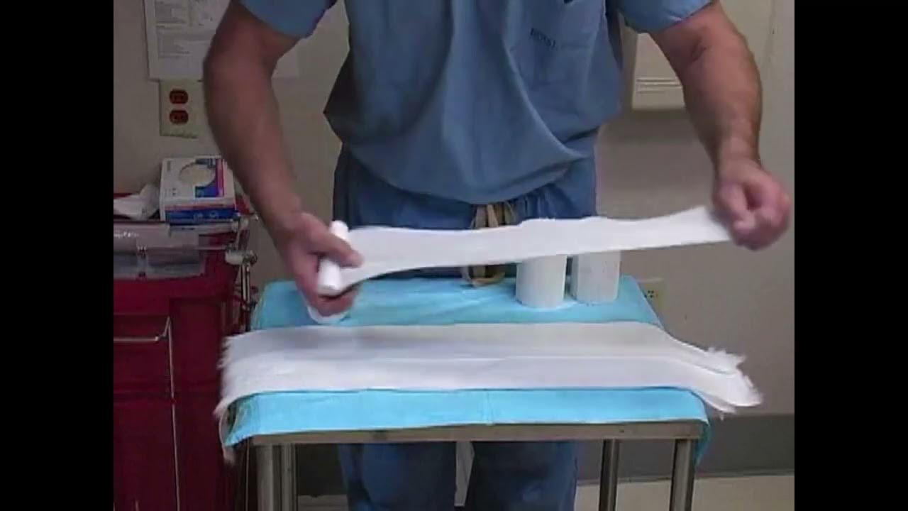 132 Long Arm Splint Procedure Reviewed by Elsevier YouTube