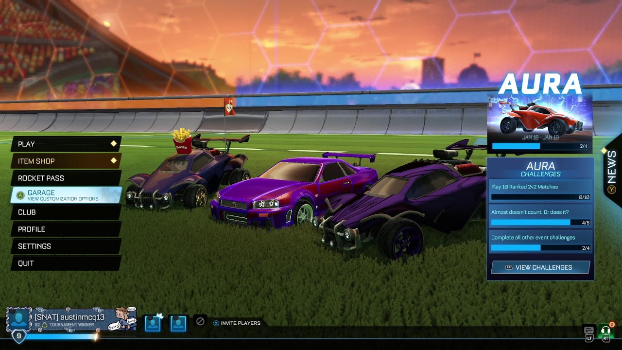 Winning Back to Back Rocket League Tourneys - Platinum