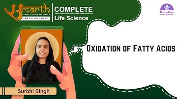 Oxidation of Fatty Acids | CSIR Life Science June 2021 | Samarth Batch