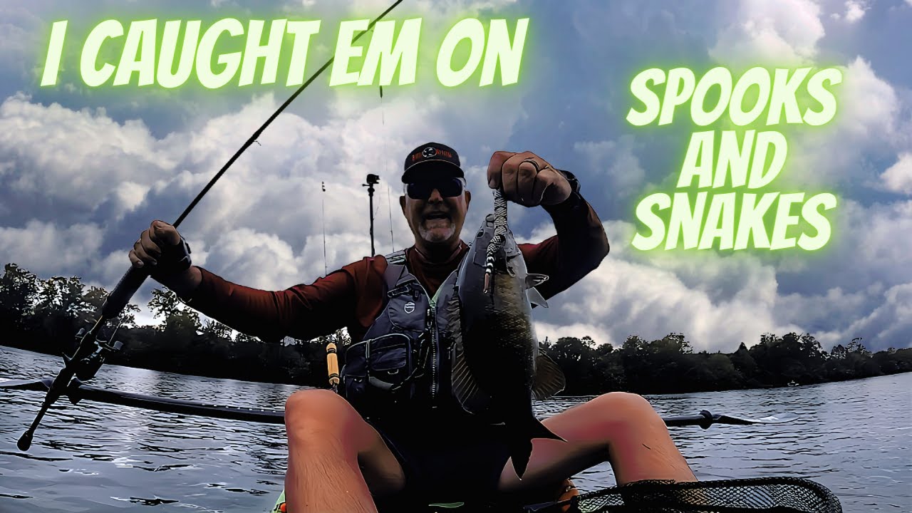 I Caught Em On Spooks and Snakes | BigBaitPosse | Kayak Bass Fishing