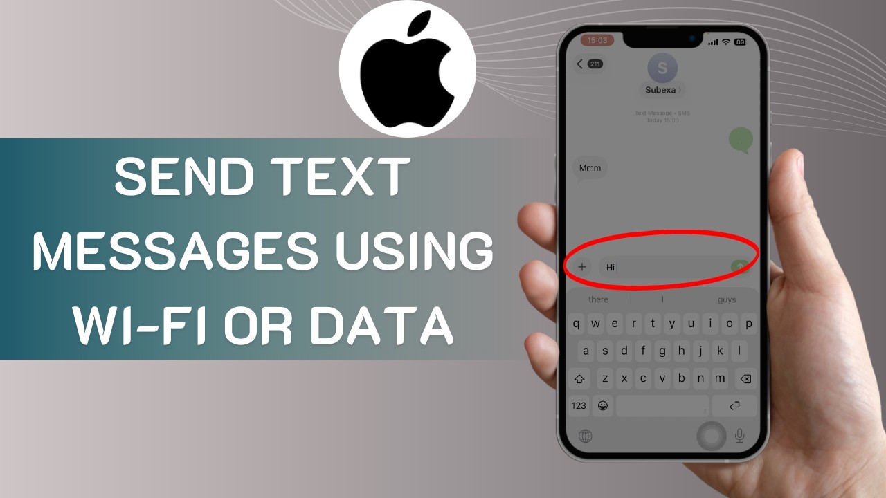 How to Send Text Messages Using Wi-Fi or Data on IPhone - YouTube