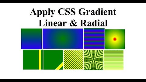 CSS Gradient | linear and radial gradient in CSS