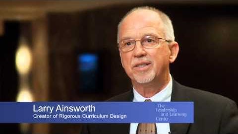 Rigorous Curriculum Design