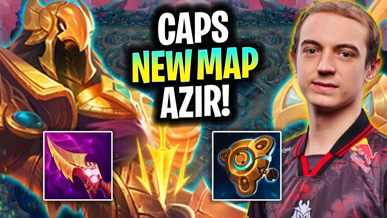 CAPS IS INSANE WITH AZIR ON THE NEW MAP! | G2 Caps Plays Azir Mid vs Sylas!  Season 2025