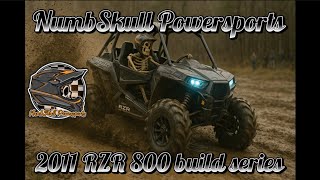 Project RZR 800 installing axles, control arms and synthetic winch line