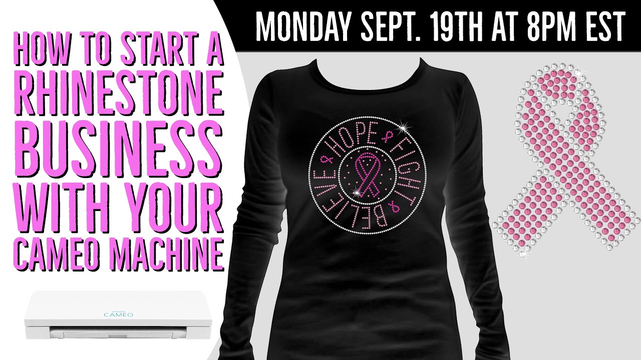 How to Start Rhinestone Shirts and Decals Business with your Cameo