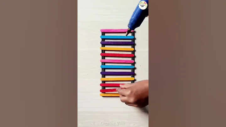 ice cream sticks craft #shorts #diy #craft #shortsvideo #youtubeshorts #viral #trending #viralshorts