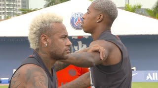 Neymar Jr back to PSG training session with Presnel KIMPEMBE ( 07/27/19)